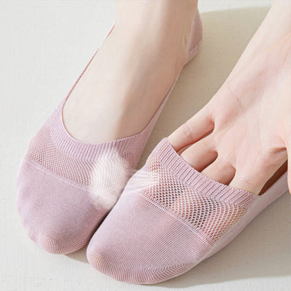 Summer Ice Silk No Show Socks(6 Pairs) - image 1