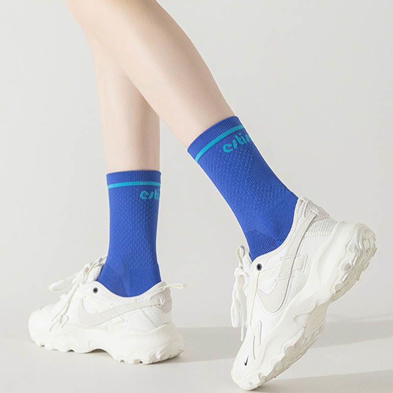 Plus Size Sport Quarter Compression Socks(7 Pairs) - image 8
