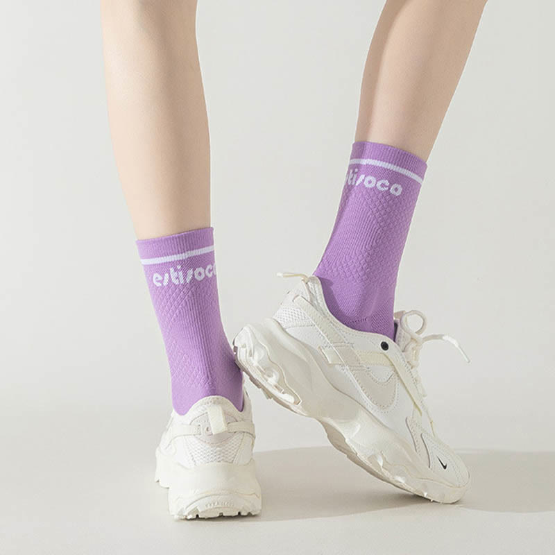 Plus Size Sport Quarter Compression Socks(7 Pairs) - image 7