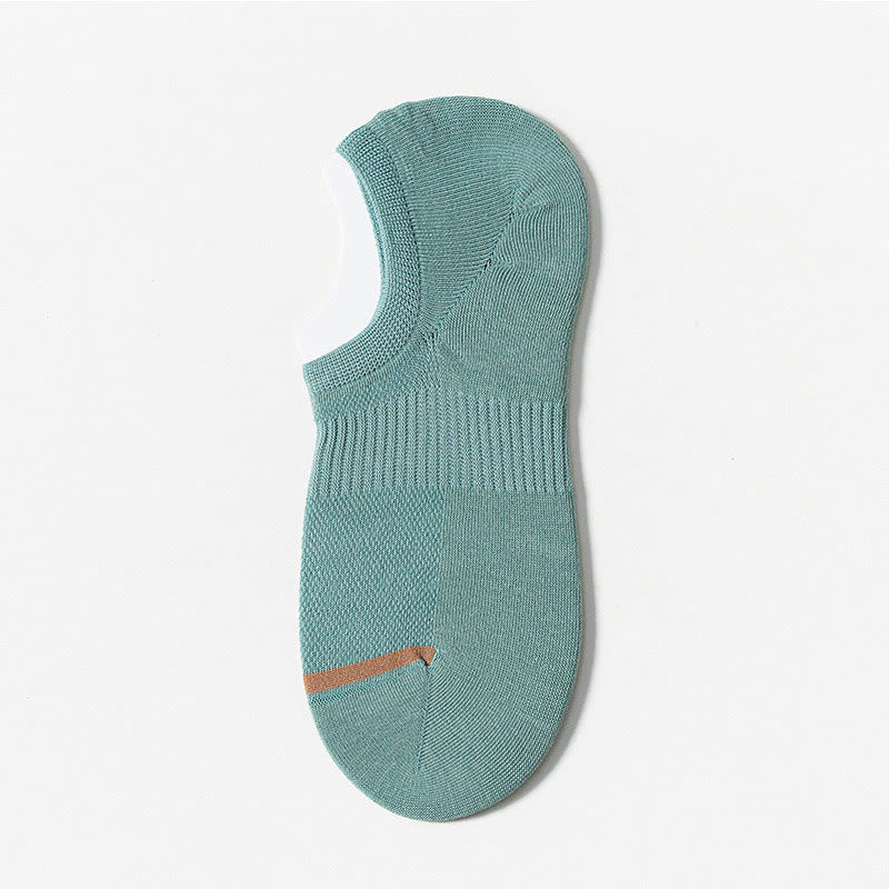 Summer Mesh No Show Socks(7 Pairs) - Light Green - EU39-44(US6-10) - image 12