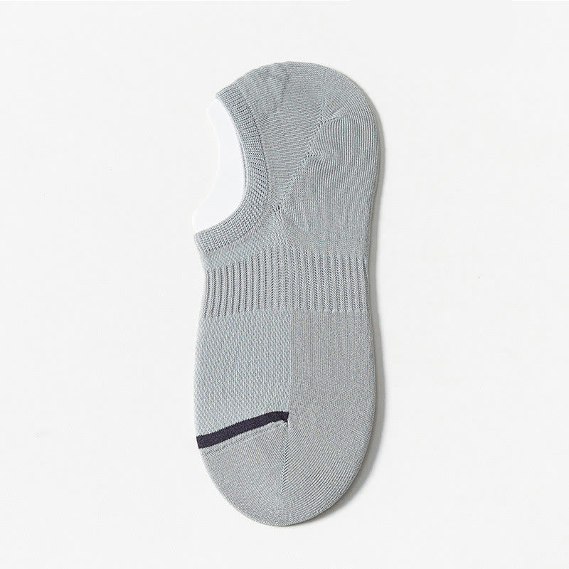 Summer Mesh No Show Socks(7 Pairs) - Light Gray - EU39-44(US6-10) - image 13