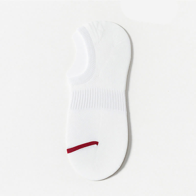 Summer Mesh No Show Socks(7 Pairs) - White - EU39-44(US6-10) - image 16