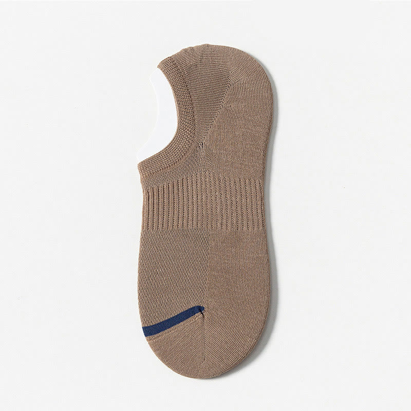 Summer Mesh No Show Socks(7 Pairs) - Khaki - EU39-44(US6-10) - image 10