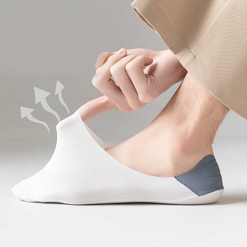 Breathable Ice Silk No Show Socks(6 Pairs) - image 1