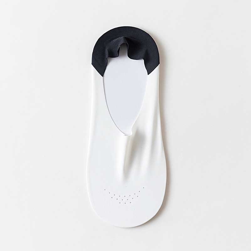 Breathable Ice Silk No Show Socks(6 Pairs) - Black - EU39-44(US6-10) - image 6