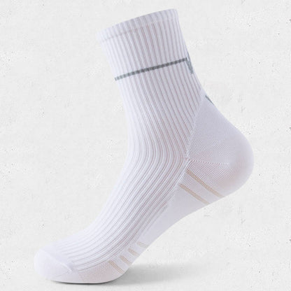 Plus Size Training Quarter Compression Socks(6 Pairs) - White - EU39-44(US6-10) - image 11