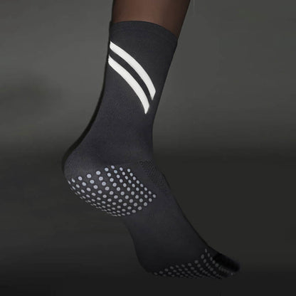 Plus Size Reflective Quarter Compression Socks(3 Pairs) - image 3
