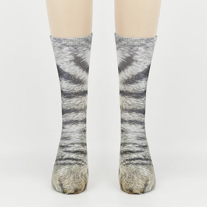 Cat Paws Quarter Socks(3 Pairs) - image 2