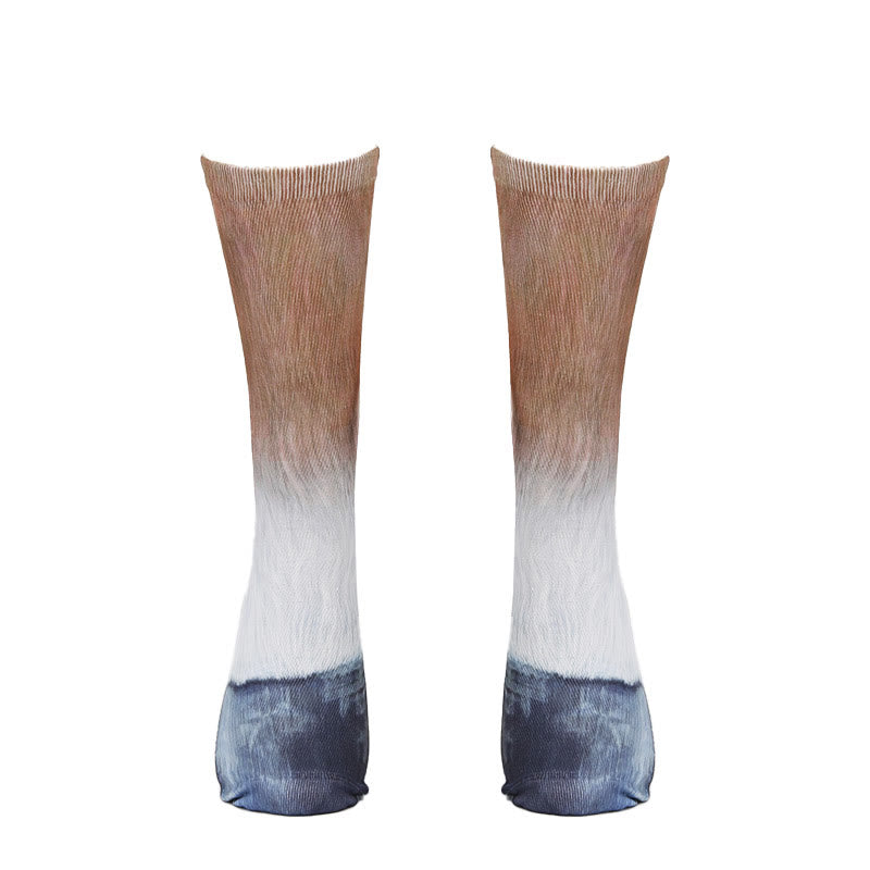 Pig Donkey Horse Quarter Socks(3 Pairs) - image 6