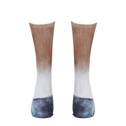 Pig Donkey Horse Quarter Socks(3 Pairs) - image 6