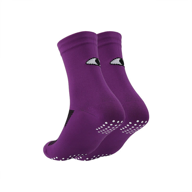 Plus Size Eyes Quarter Compression Socks(3 Pairs) - Purple - EU40-45(US7-11) - image 3