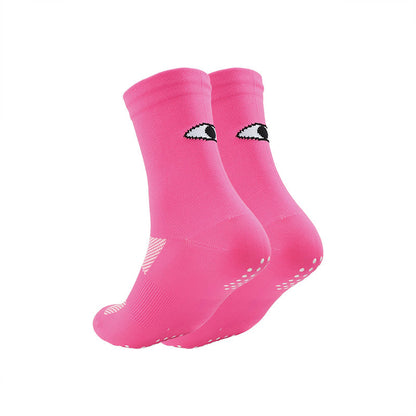 Plus Size Eyes Quarter Compression Socks(3 Pairs) - Rose - EU40-45(US7-11) - image 8