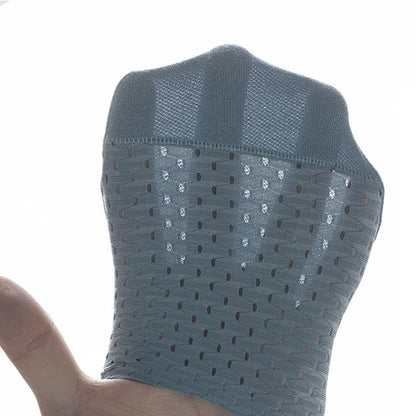 Solid Color Mesh No Show Socks(6 Pairs) - image 2