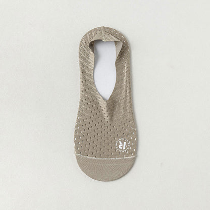 Solid Color Mesh No Show Socks(6 Pairs) - Green - EU39-44(US6-10) - image 14