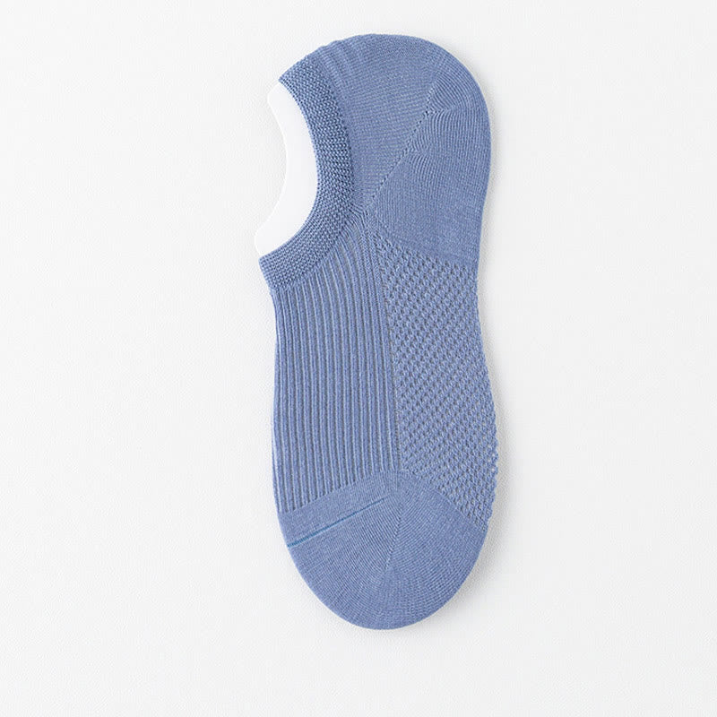 Cotton Breathable No Show Socks(6 Pairs) - Blue - EU39-44(US6-10) - image 13
