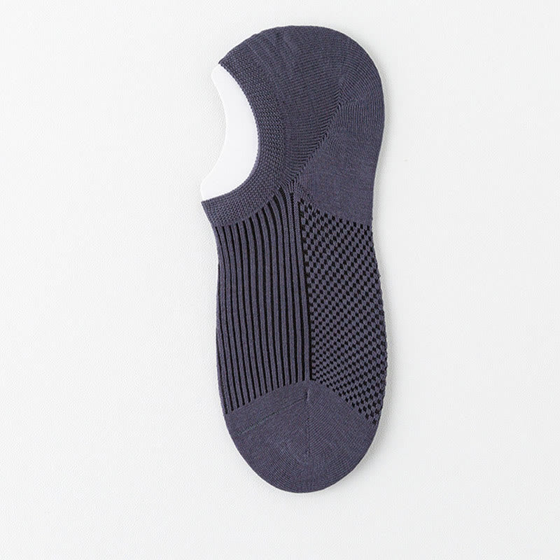 Cotton Breathable No Show Socks(6 Pairs) - Dark Grey - EU39-44(US6-10) - image 14