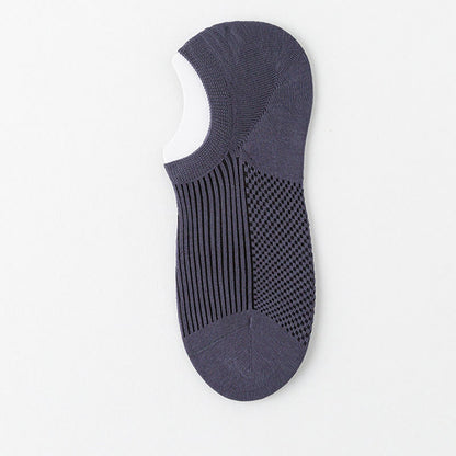 Cotton Breathable No Show Socks(6 Pairs) - Dark Grey - EU39-44(US6-10) - image 14