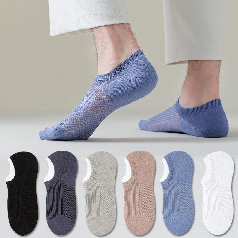 Cotton Breathable No Show Socks(6 Pairs) - Multicolor - EU39-44(US6-10) - image 0