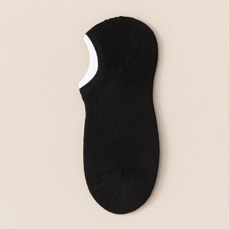 Sweat Wicking No Show Socks(7 Pairs) - Black - EU38-44(US5-10) - image 11