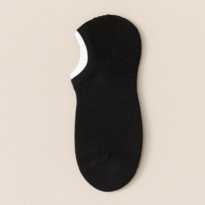 Sweat Wicking No Show Socks(7 Pairs) - Black - EU38-44(US5-10) - image 11