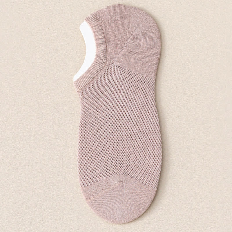 Sweat Wicking No Show Socks(7 Pairs) - Khaki - EU38-44(US5-10) - image 10