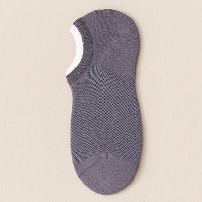 Sweat Wicking No Show Socks(7 Pairs) - Dark Grey - EU38-44(US5-10) - image 13