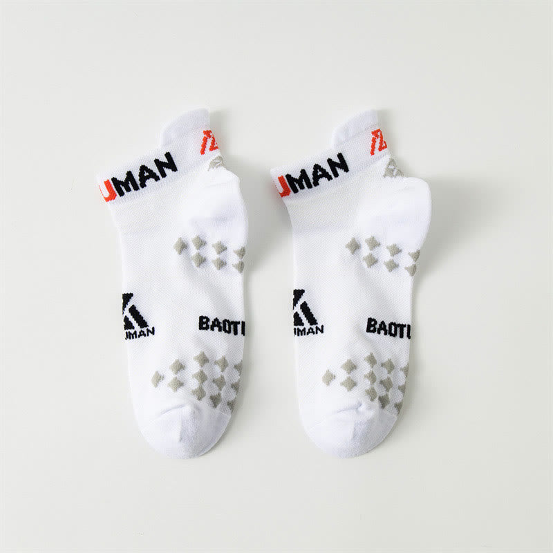Plus Size Antimicrobial Ankle Compression Socks(6 Pairs) - White - EU40-44(US7-10) - image 11