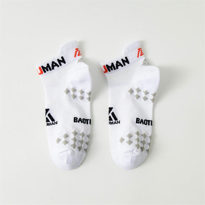 Plus Size Antimicrobial Ankle Compression Socks(6 Pairs) - White - EU40-44(US7-10) - image 11