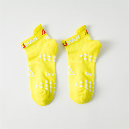 Plus Size Antimicrobial Ankle Compression Socks(6 Pairs) - Yellow - EU40-44(US7-10) - image 8