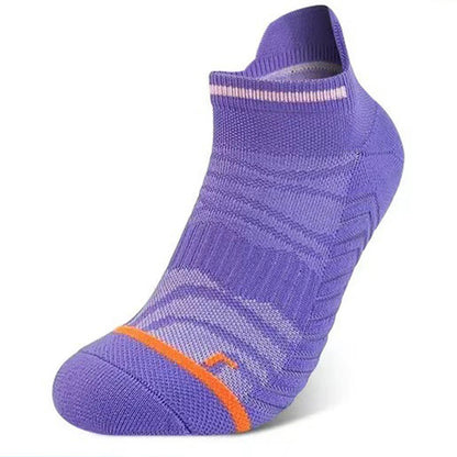 Plus Size Marathon Ankle Compression Socks(8 Pairs) - Purple - EU40-45(US7-11) - image 10