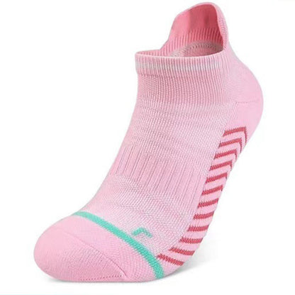 Plus Size Marathon Ankle Compression Socks(8 Pairs) - Pink - EU40-45(US7-11) - image 7