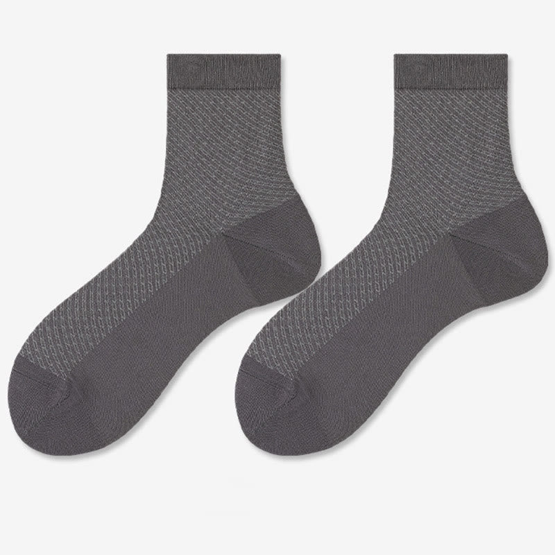 Soft Quarter Socks(5 Pairs) - Dark Grey - EU38-44(US5-10) - image 12