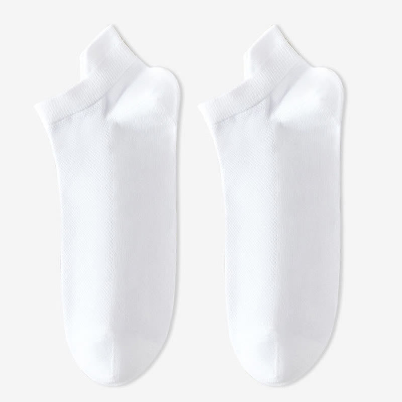 Soft Cotton Ankle Socks(6 Pairs) - White - EU38-45(US5-11) - image 6