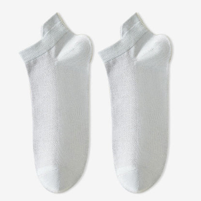 Soft Cotton Ankle Socks(6 Pairs) - Light Gray - EU38-45(US5-11) - image 8