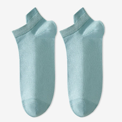 Soft Cotton Ankle Socks(6 Pairs) - Sky Blue - EU38-45(US5-11) - image 9