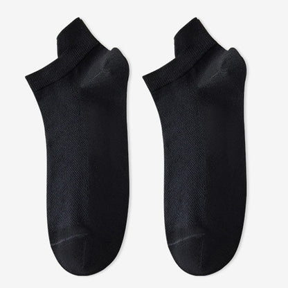 Soft Cotton Ankle Socks(6 Pairs) - Black - EU38-45(US5-11) - image 7