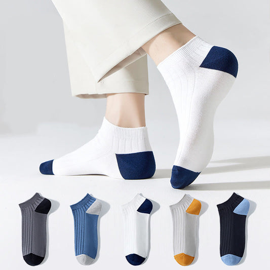 Casual Ankle Socks(5 Pairs) - Multicolor - EU38-45(US5-11) - image 0
