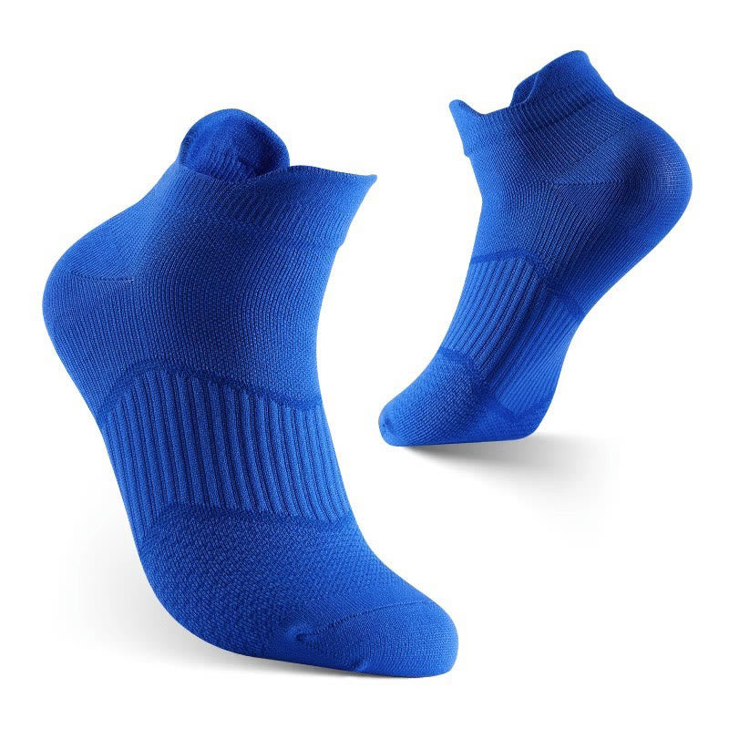 Plus Size Fitness Quick Dry Ankle Compression Socks(8 Pairs) - Blue - EU37-45(US4-11) - image 6