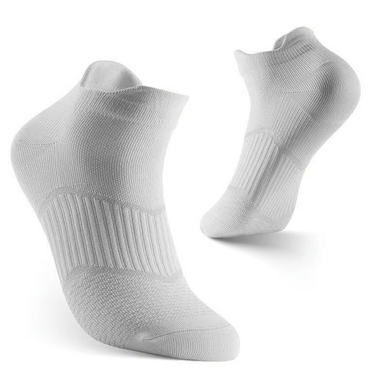 Plus Size Fitness Quick Dry Ankle Compression Socks(8 Pairs) - Grey - EU37-45(US4-11) - image 2