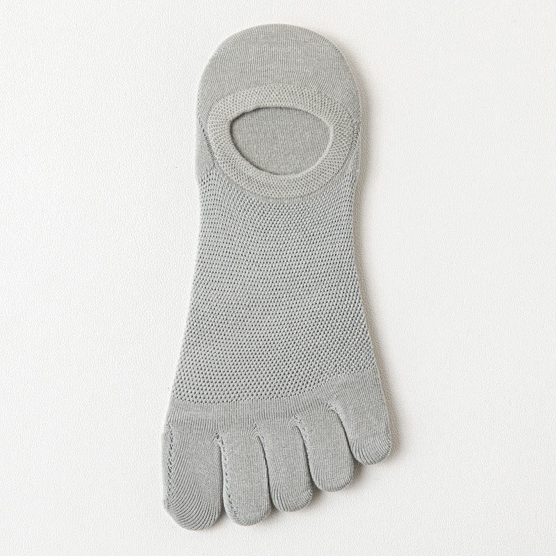 Mesh Alignment Socks(6 Pairs) - Light Gray - EU37-43(US4-9) - image 11