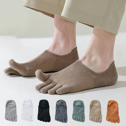 Diamond Lattice Alignment Socks(7 Pairs) - Multicolor - EU39-44(US6-10) - image 0