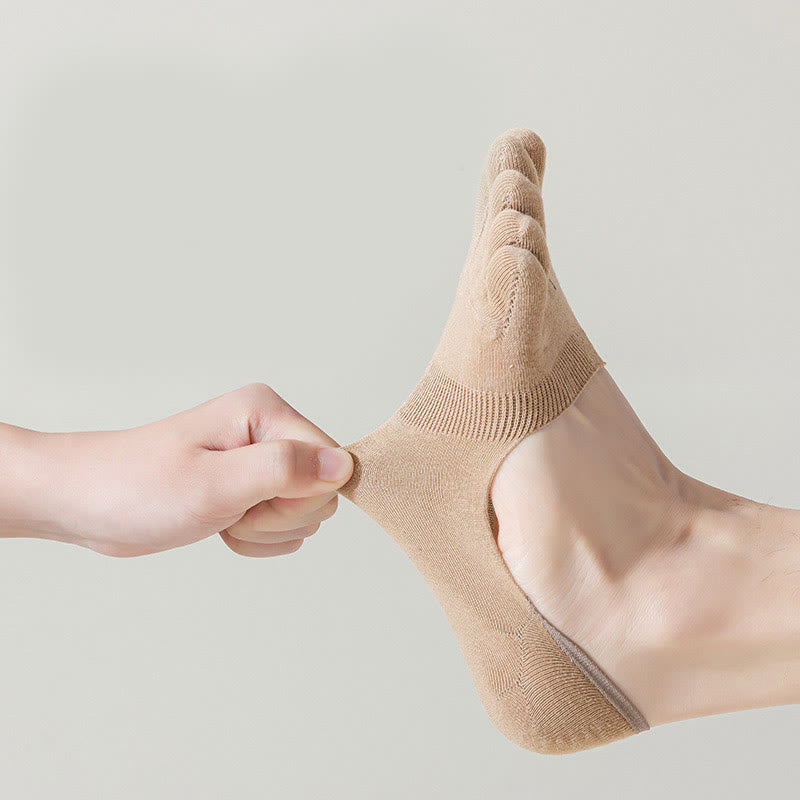 Solid Color Alignment Socks(4 Pairs) - image 3