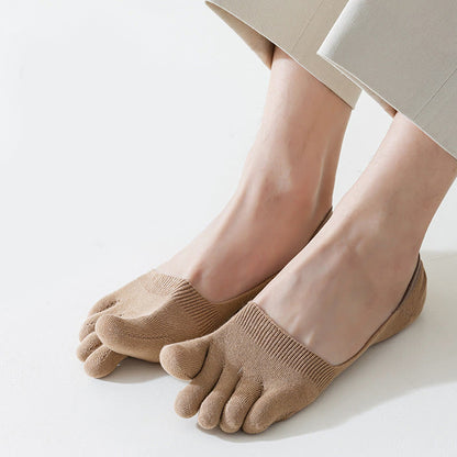 Solid Color Alignment Socks(4 Pairs) - image 6