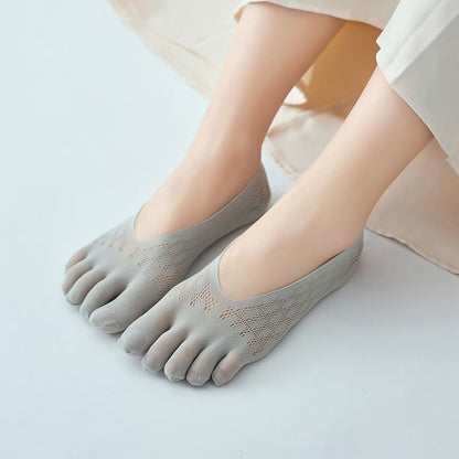 Anti Slip Alignment Socks(5 Pairs) - Grey - EU36-40(US3-7) - image 12