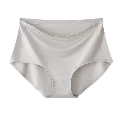 Summer Ice Silk Panty(3 Packs) - Light Gray - 4XL - image 1
