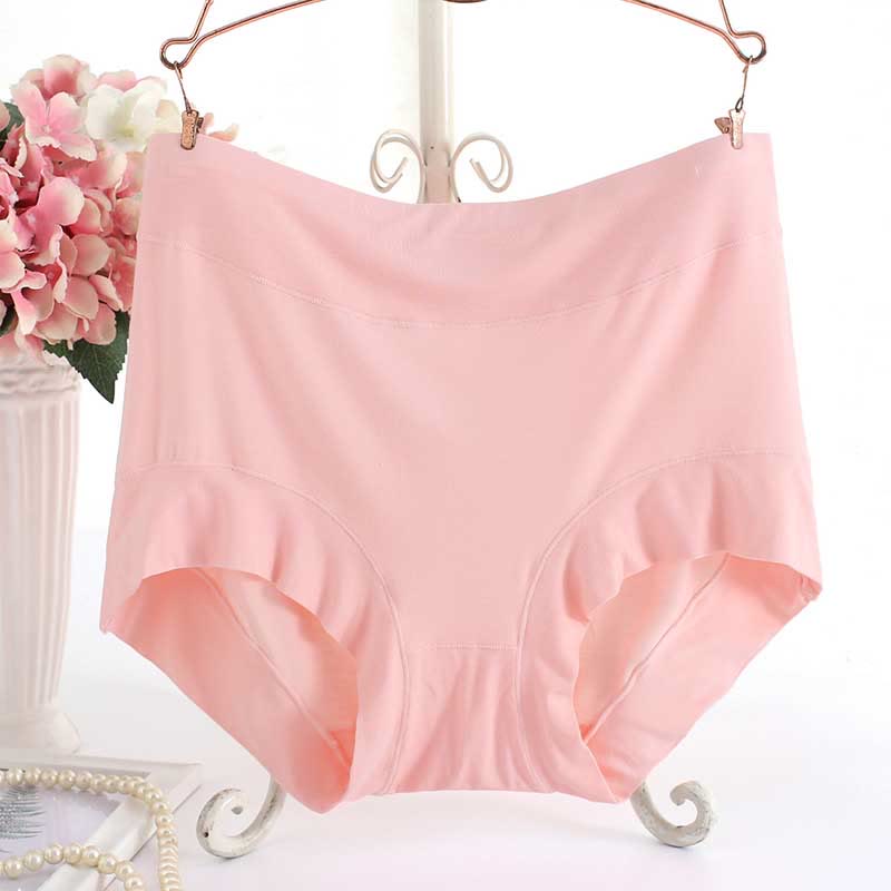High Waist Soft Panty(3 Packs) - Pink - XL - image 0