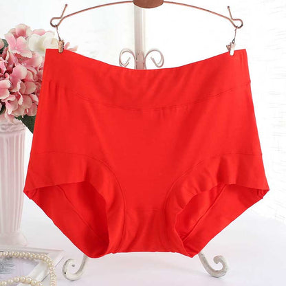 High Waist Soft Panty(3 Packs) - Red - XL - image 1