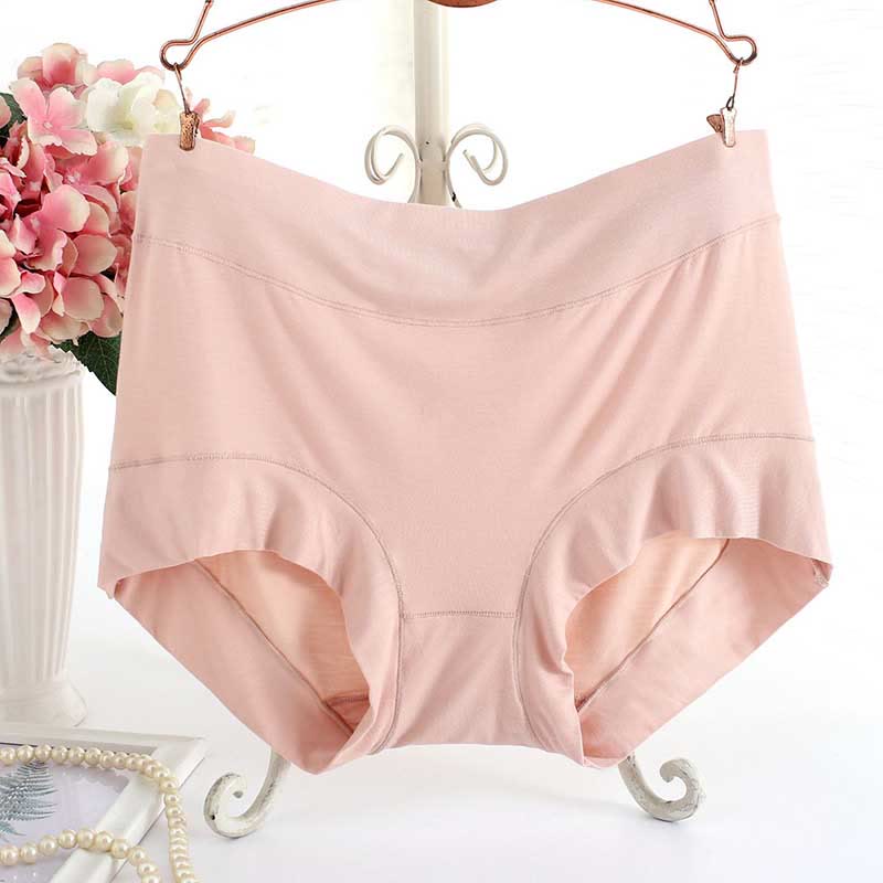 High Waist Soft Panty(3 Packs) - Nude - XL - image 4