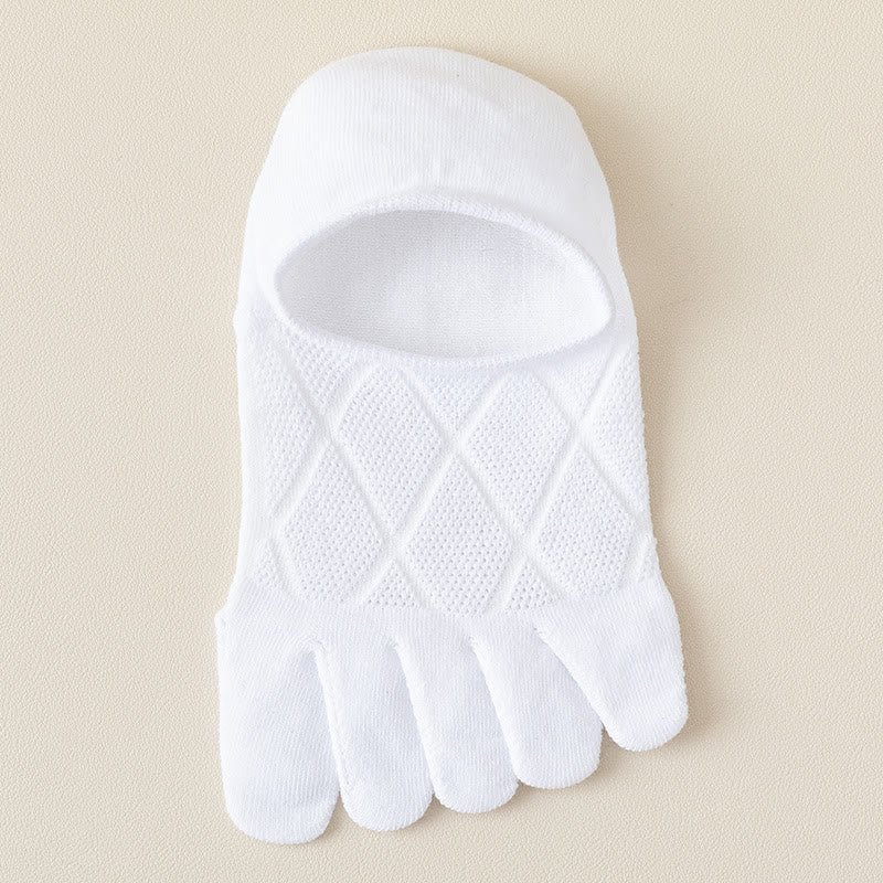 Diamond Lattice Alignment Socks(7 Pairs) - White - EU39-44(US6-10) - image 4