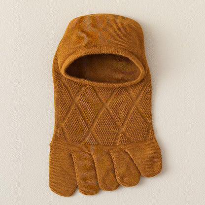 Diamond Lattice Alignment Socks(7 Pairs) - Orange - EU39-44(US6-10) - image 10